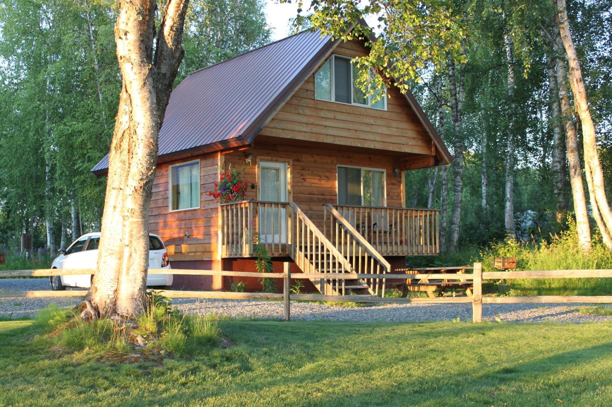 Susitna River Lodging, Riverside Cabins Talkeetna Exteriér fotografie
