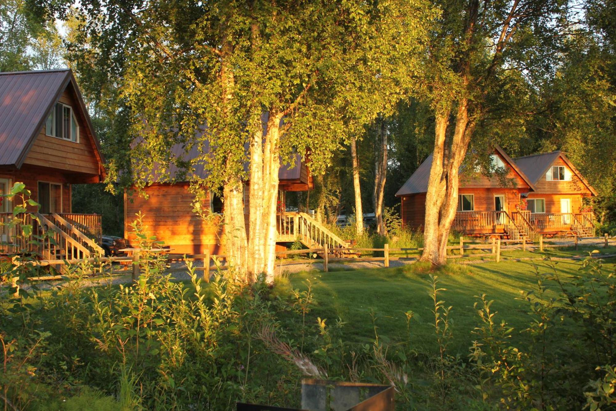 Susitna River Lodging, Riverside Cabins Talkeetna Exteriér fotografie