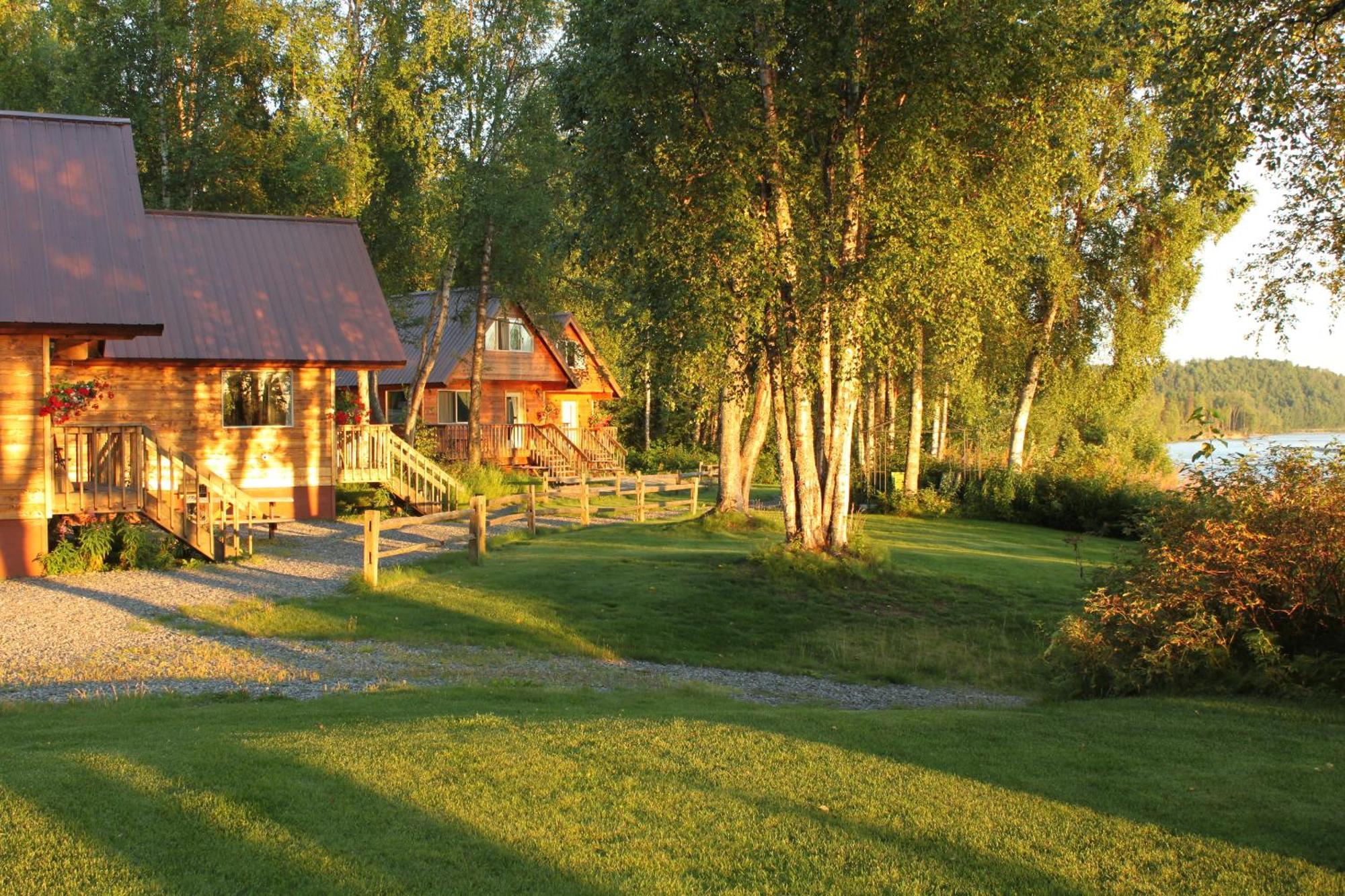 Susitna River Lodging, Riverside Cabins Talkeetna Exteriér fotografie